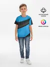 Детская базовая футболка / Blue Sport Style