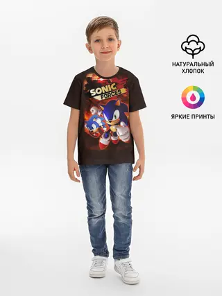 Детская базовая футболка / SONIC
