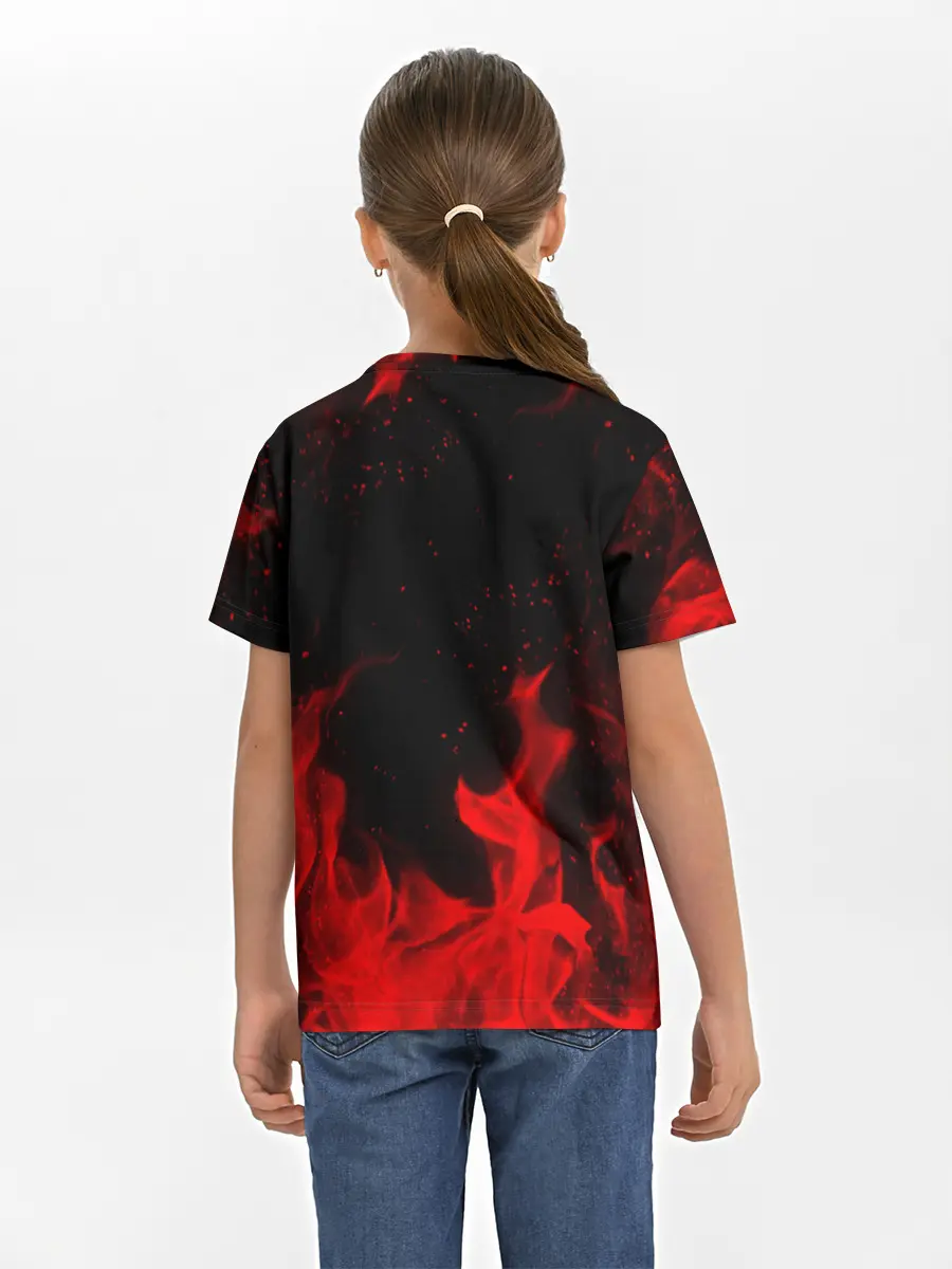 Детская базовая футболка / ВЕДЬМАК / THE WITCHER / ГЕРАЛЬТ | ВОЛК WOLF