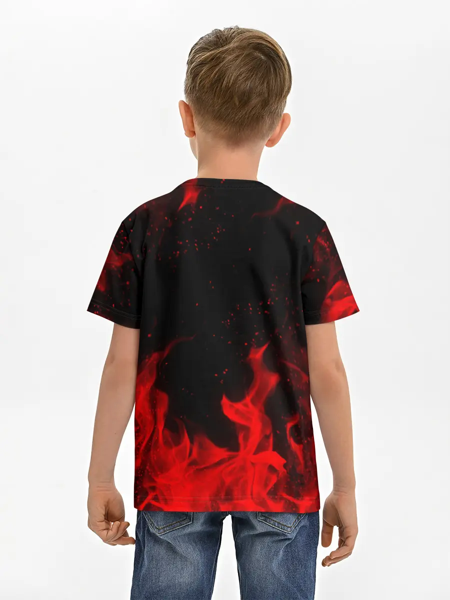 Детская базовая футболка / ВЕДЬМАК / THE WITCHER / ГЕРАЛЬТ | ВОЛК WOLF