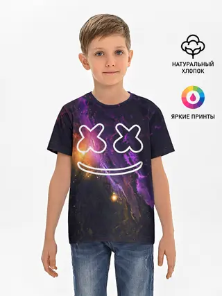 Детская базовая футболка / MARSHMELLO