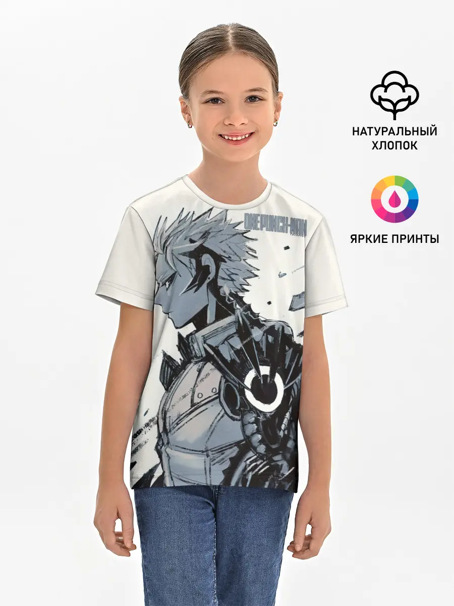 Детская базовая футболка / One Punch-Man Генос