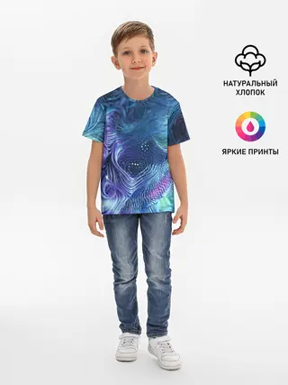 Детская базовая футболка / Абстракция