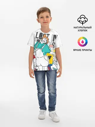 Детская базовая футболка / Нобара Кугисаки - Jujutsu Kaisen