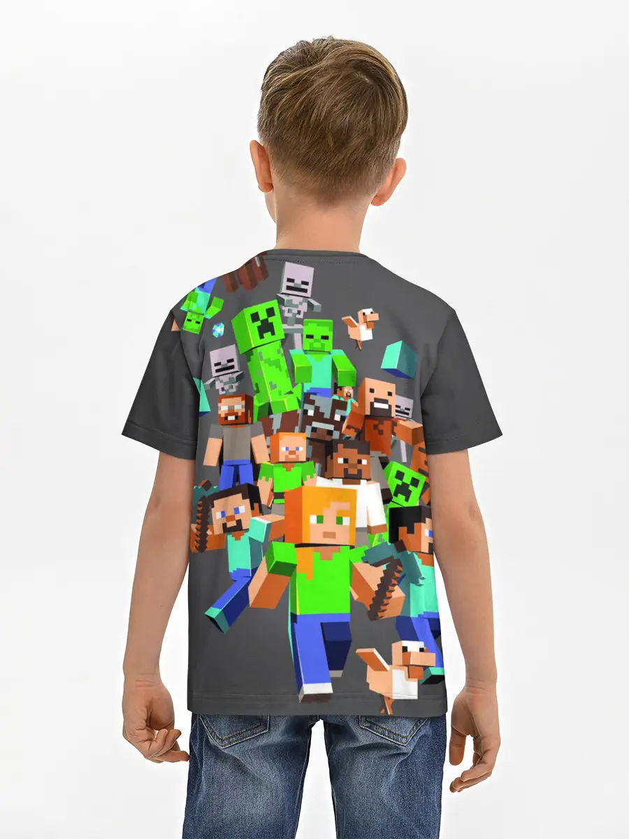 Детская базовая футболка / MINECRAFT ONLINE