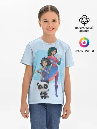 Детская базовая футболка / Мэй и Бао