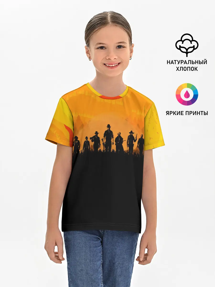 Детская базовая футболка / RED DEAD REDEMPTION