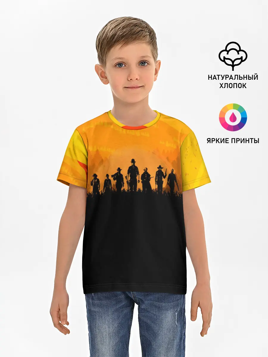 Детская базовая футболка / RED DEAD REDEMPTION