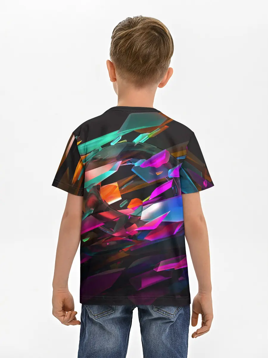 Детская базовая футболка / Стеклянный лед