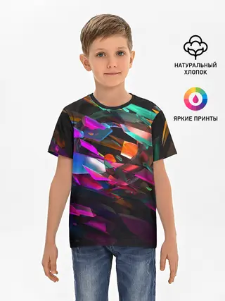 Детская базовая футболка / Стеклянный лед