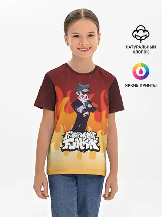 Детская базовая футболка / Дорогой Папочка | Friday Night Funkin