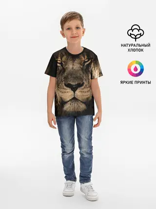 Детская базовая футболка / Лев