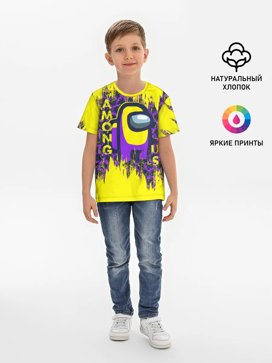 Детская базовая футболка / AMONG US