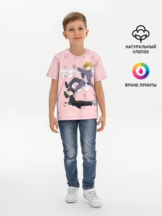 Детская базовая футболка / Моб Психо 100