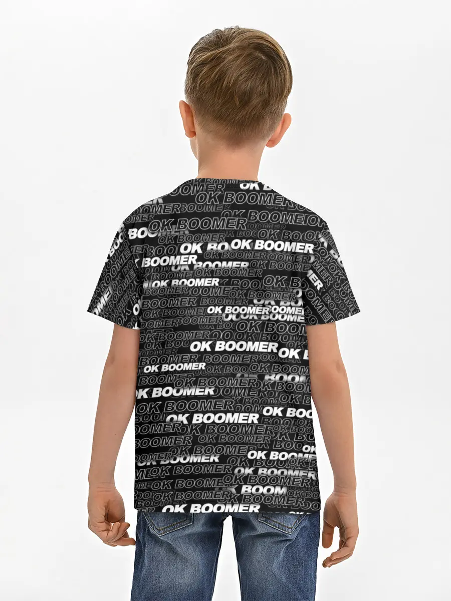 Детская базовая футболка / OK BOOMER