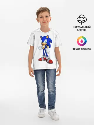 Детская базовая футболка / Sonic
