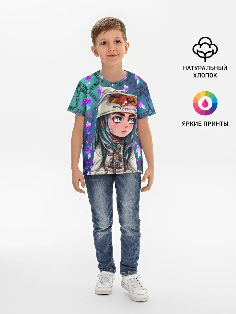 Детская базовая футболка / BILLIE EILISH