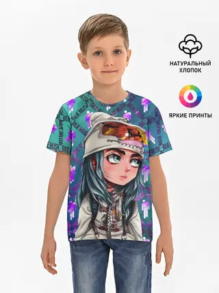 Детская базовая футболка / BILLIE EILISH