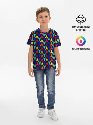Детская базовая футболка / Йога