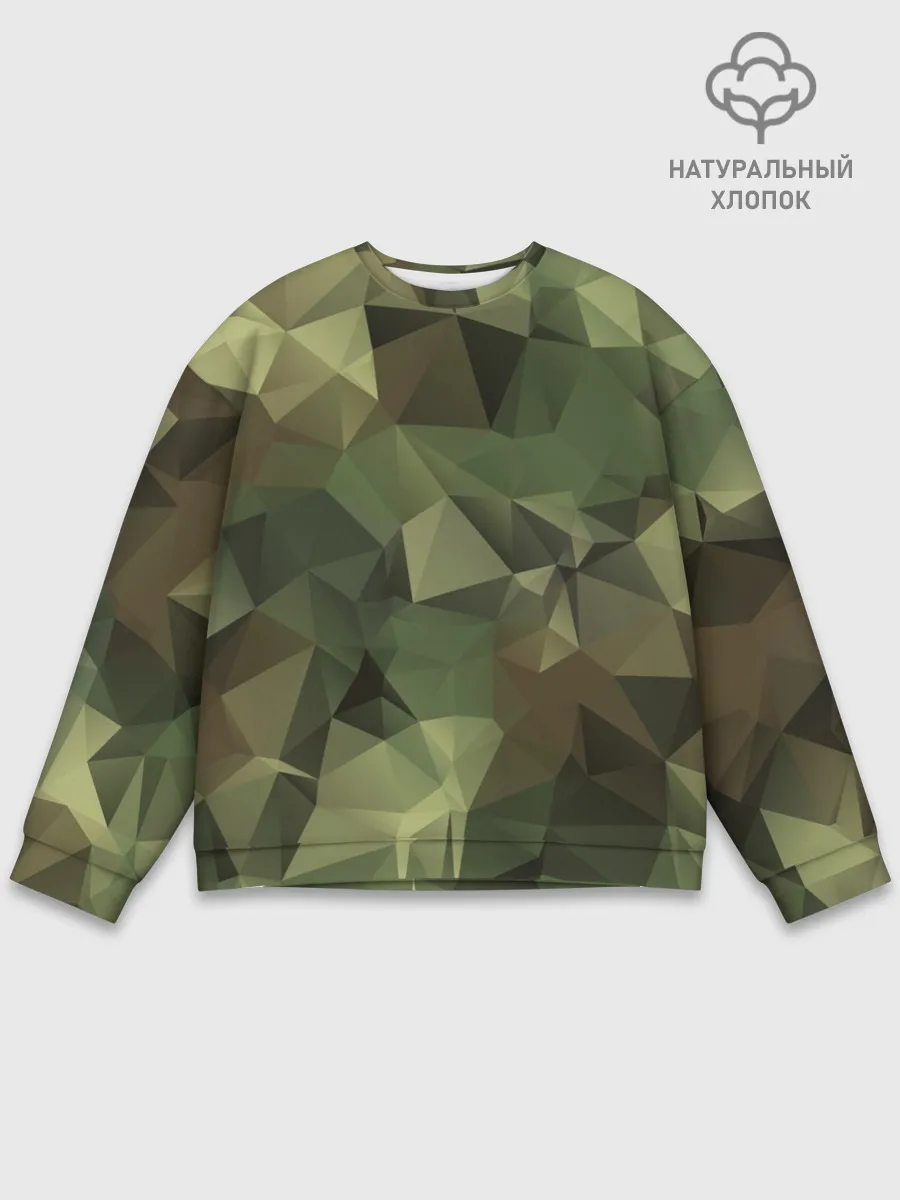 Мужской свитшот базовый / Камуфляж