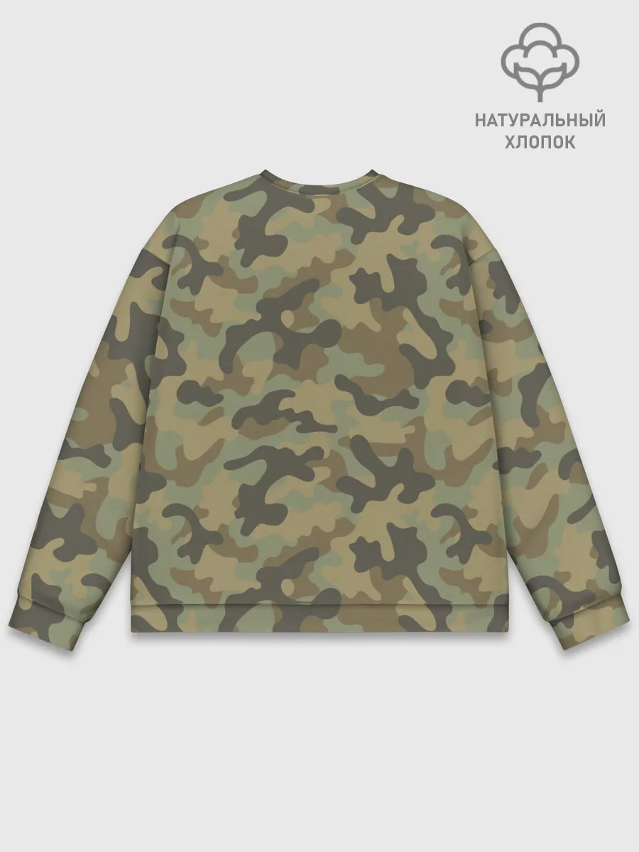 Мужской свитшот базовый / Хаки