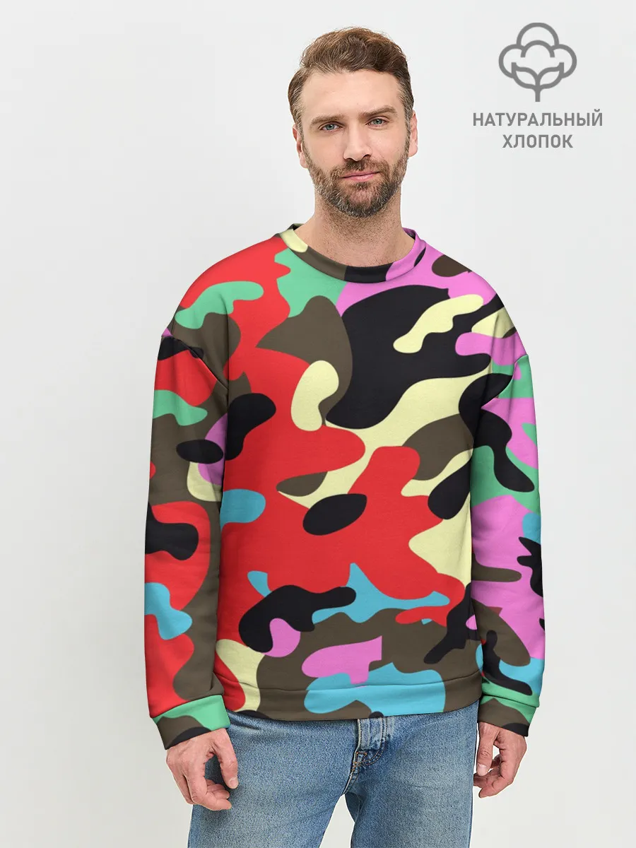 Мужской свитшот базовый / Камуфляж