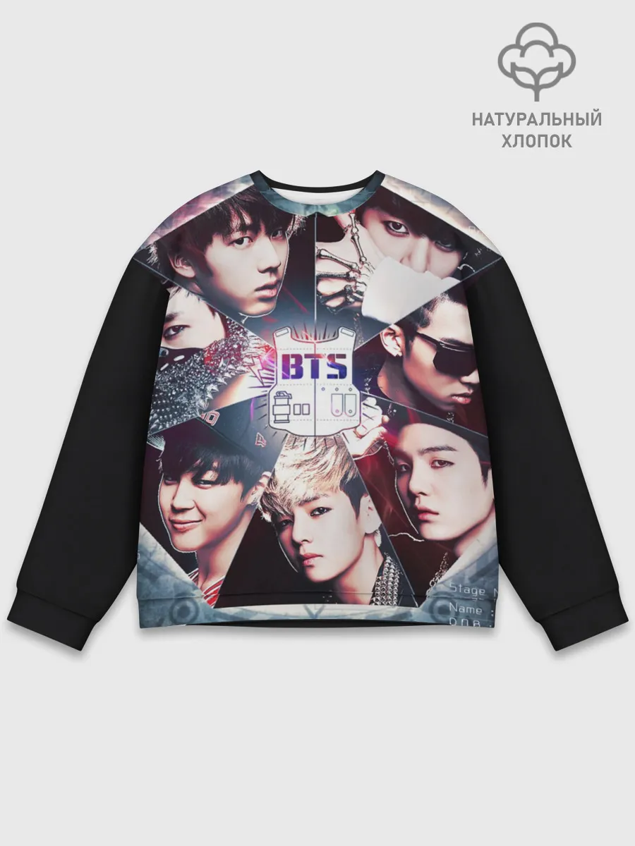 Мужской свитшот базовый / Bts