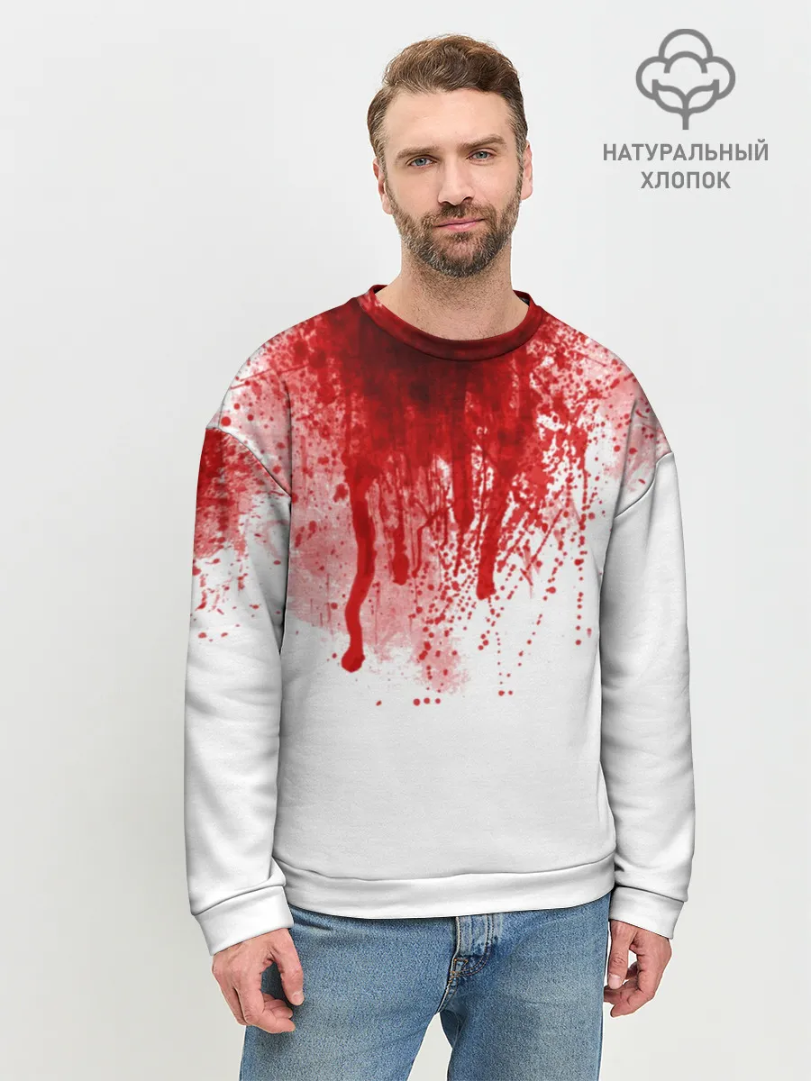 Мужской свитшот базовый / Кровь