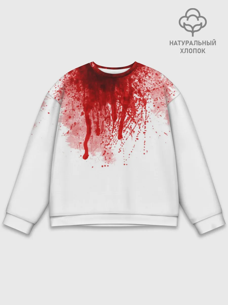 Мужской свитшот базовый / Кровь