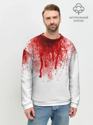 Мужской свитшот базовый / Кровь
