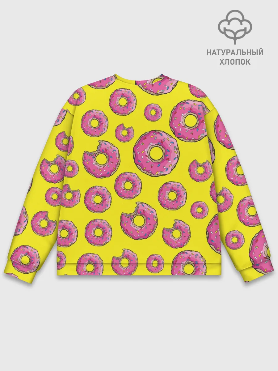 Мужской свитшот базовый / Пончики