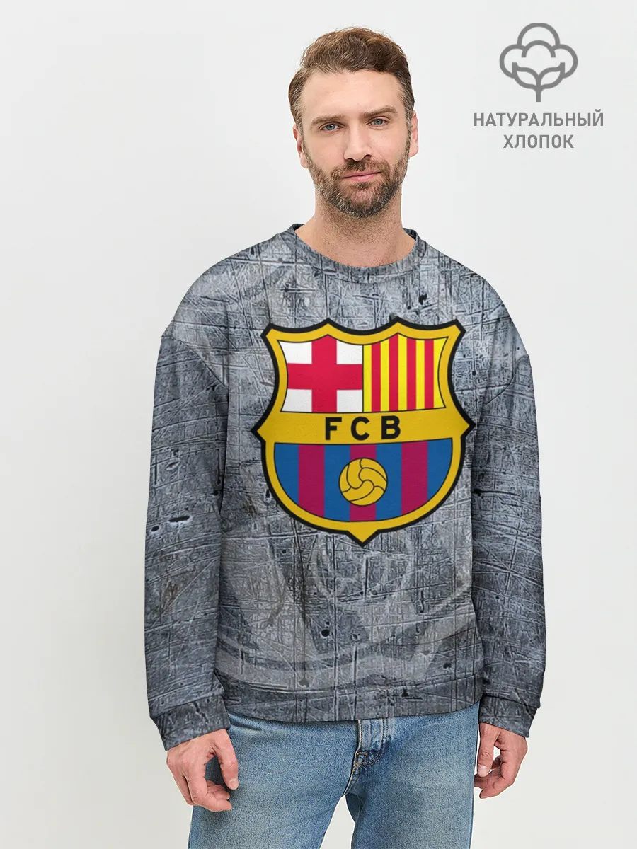 Мужской свитшот базовый / Barcelona