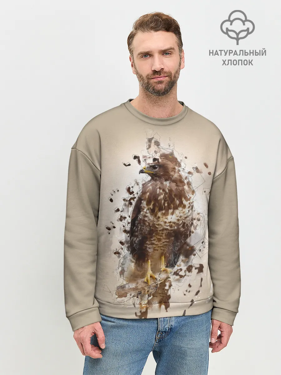 Мужской свитшот базовый / Птица