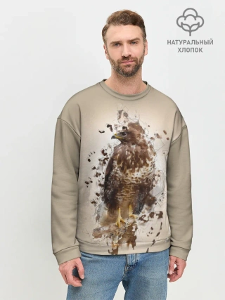 Мужской свитшот базовый / Птица