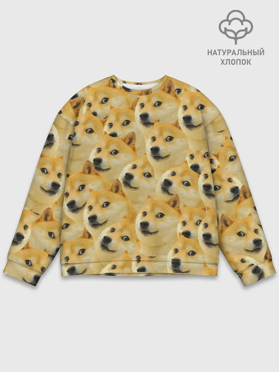 Мужской свитшот базовый / Doge