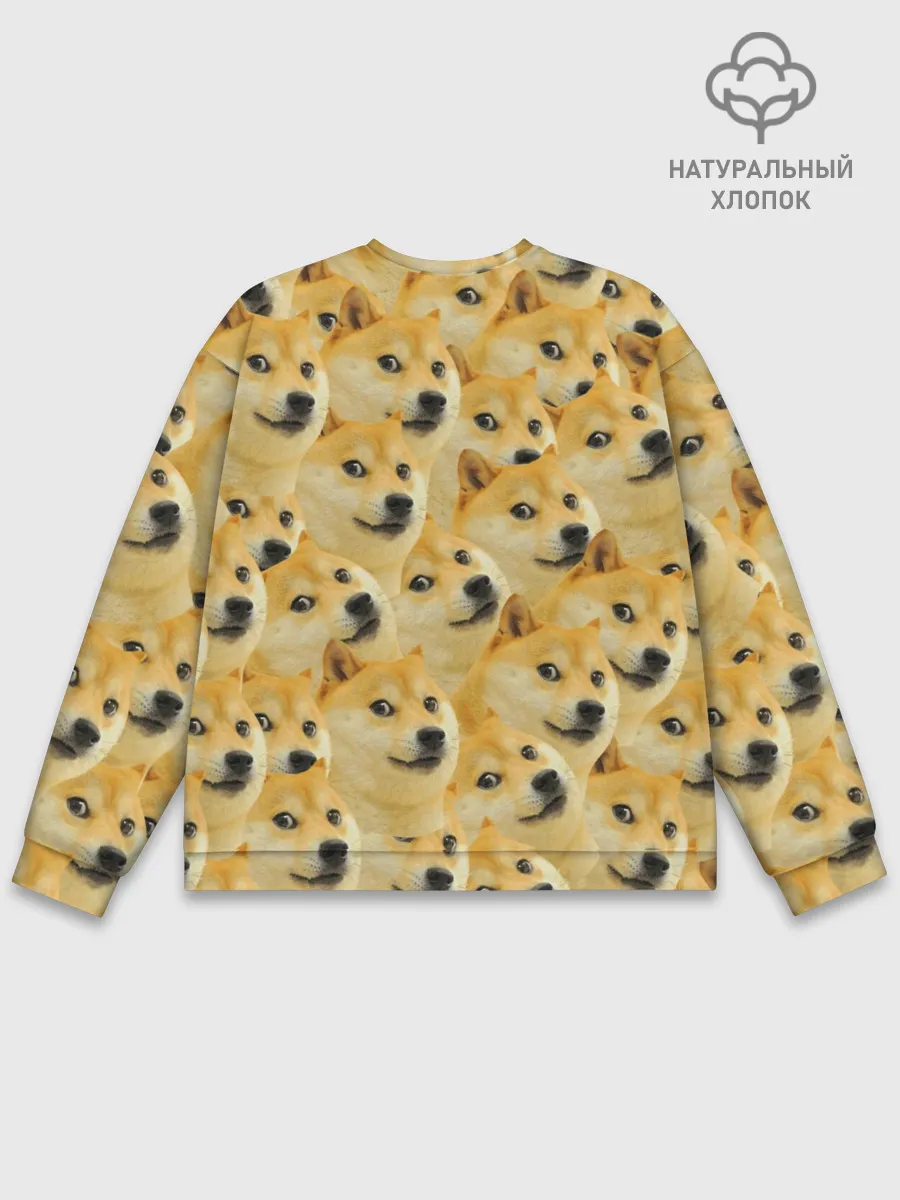 Мужской свитшот базовый / Doge