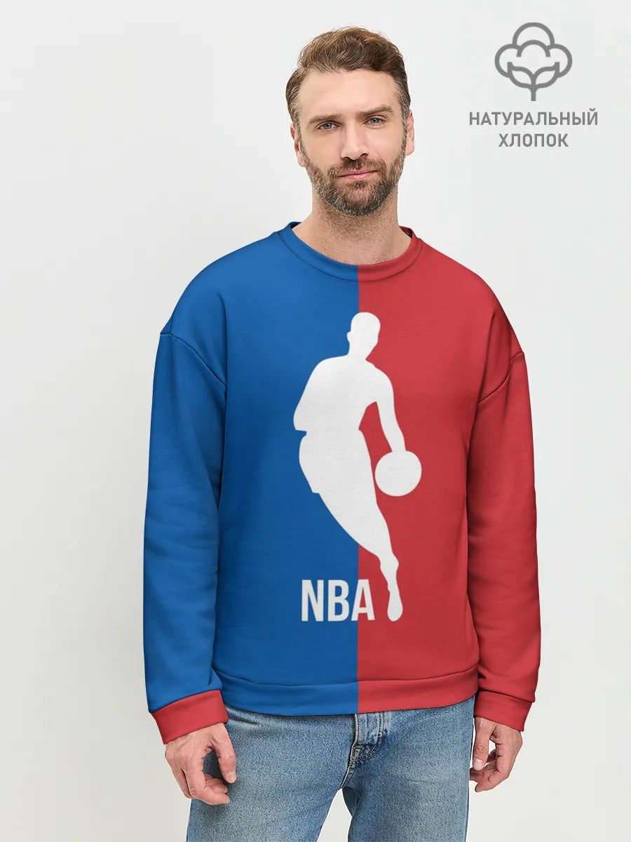 Мужской свитшот базовый / Эмблема NBA