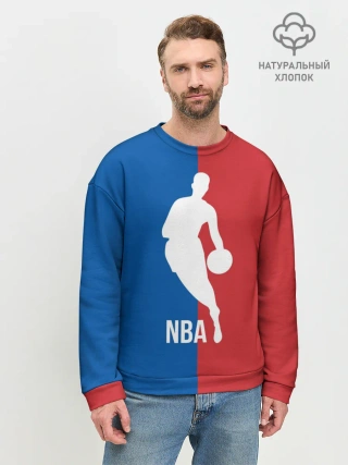Мужской свитшот базовый / Эмблема NBA