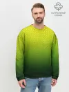 Мужской свитшот базовый / Зелёная текстура