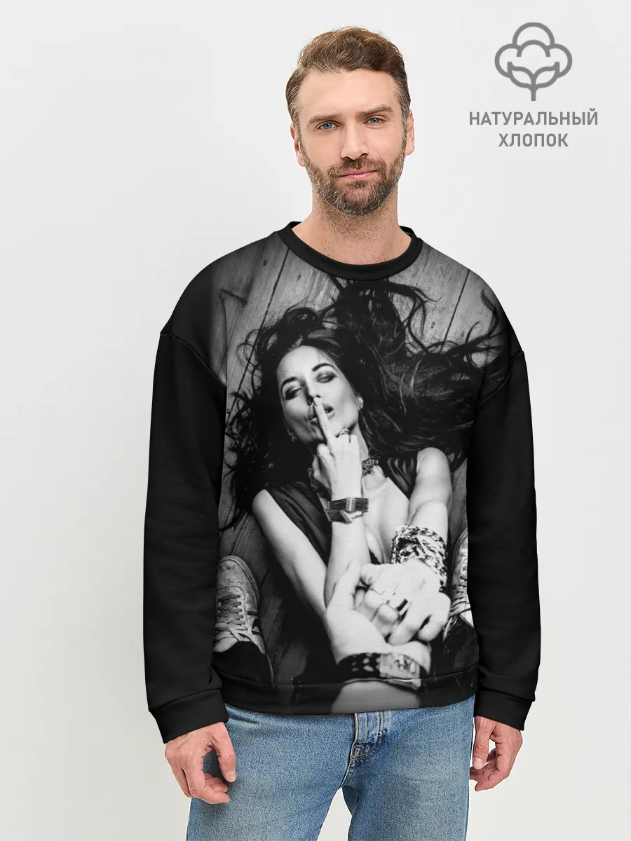 Мужской свитшот базовый / Девушка