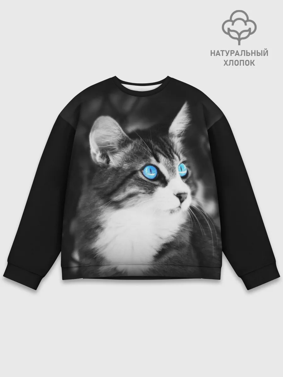 Мужской свитшот базовый / Кот