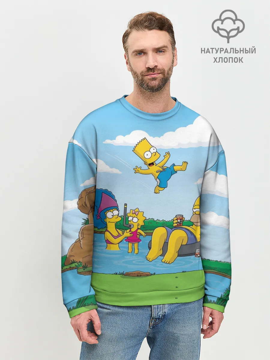 Мужской свитшот базовый / The simpsons