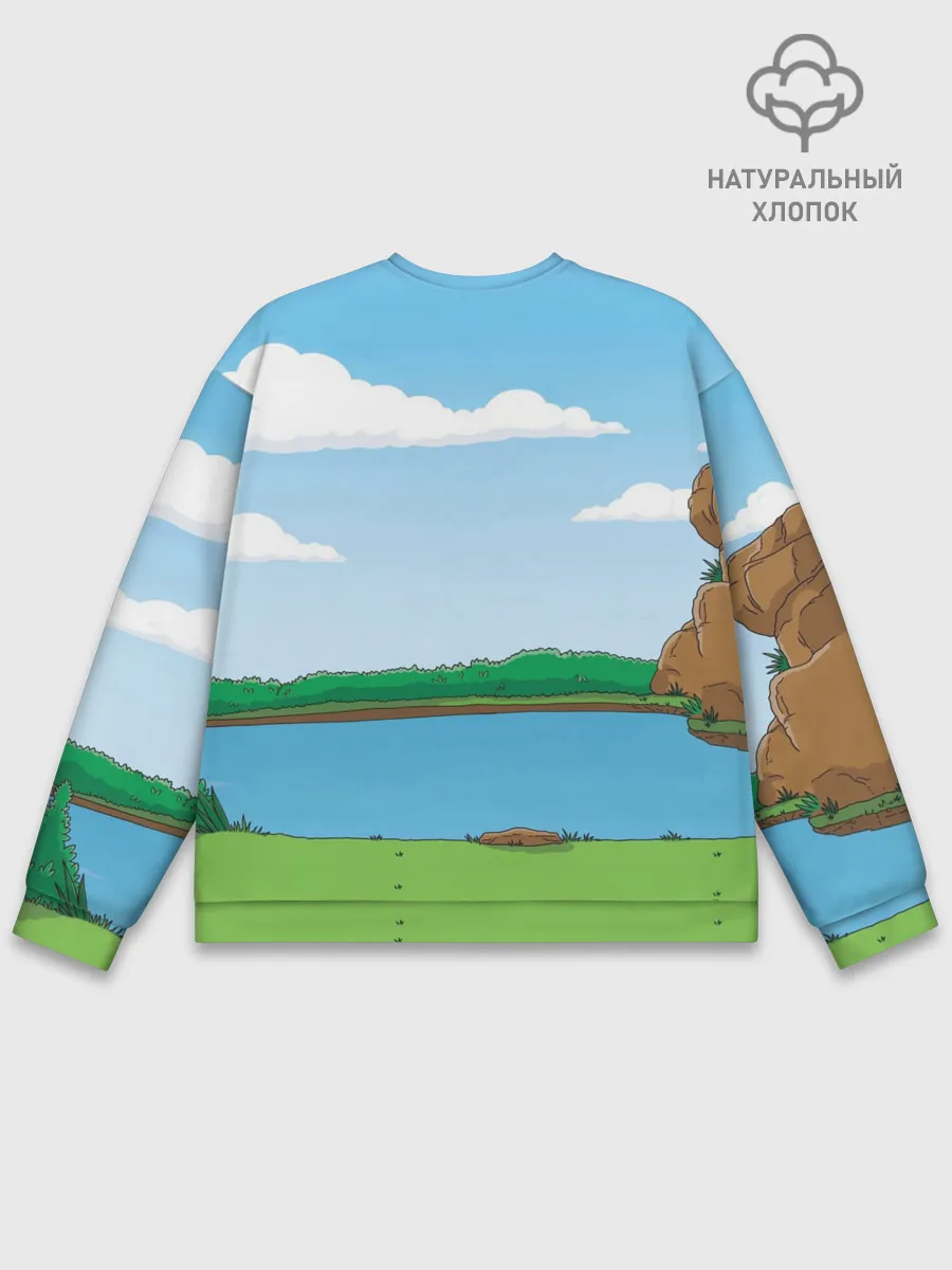 Мужской свитшот базовый / The simpsons