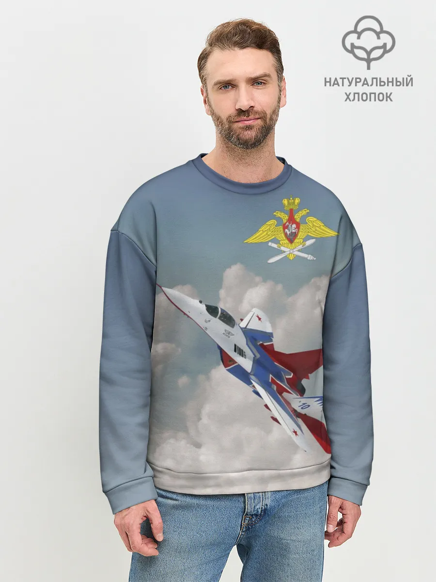 Мужской свитшот базовый / Самолёт