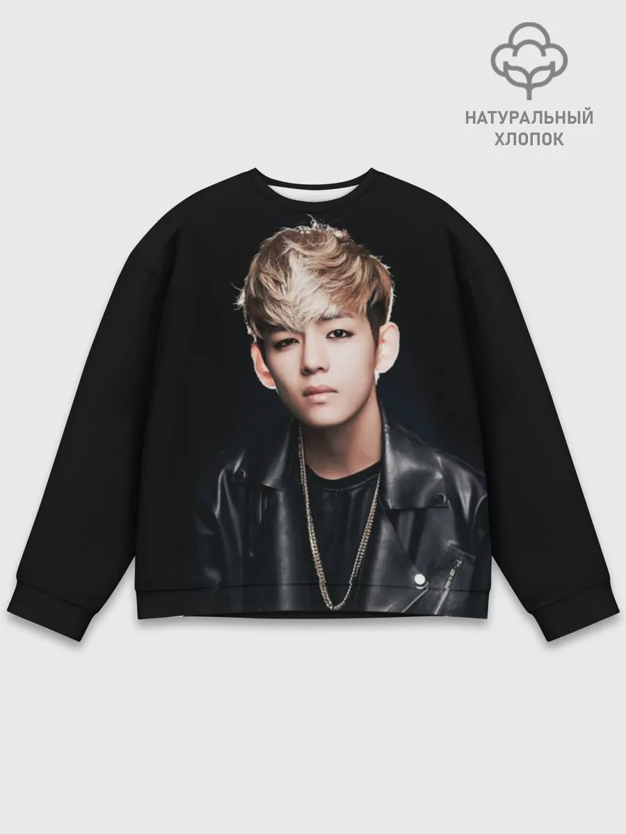 Мужской свитшот базовый / Вишня