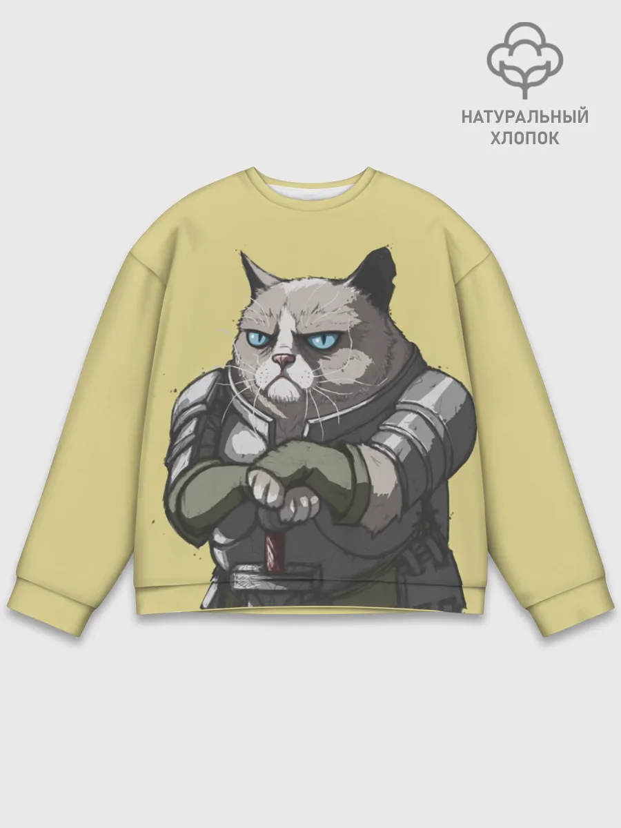 Мужской свитшот базовый / Кот