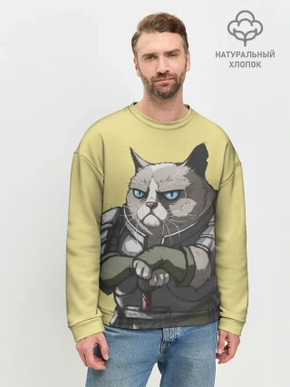 Мужской свитшот базовый / Кот