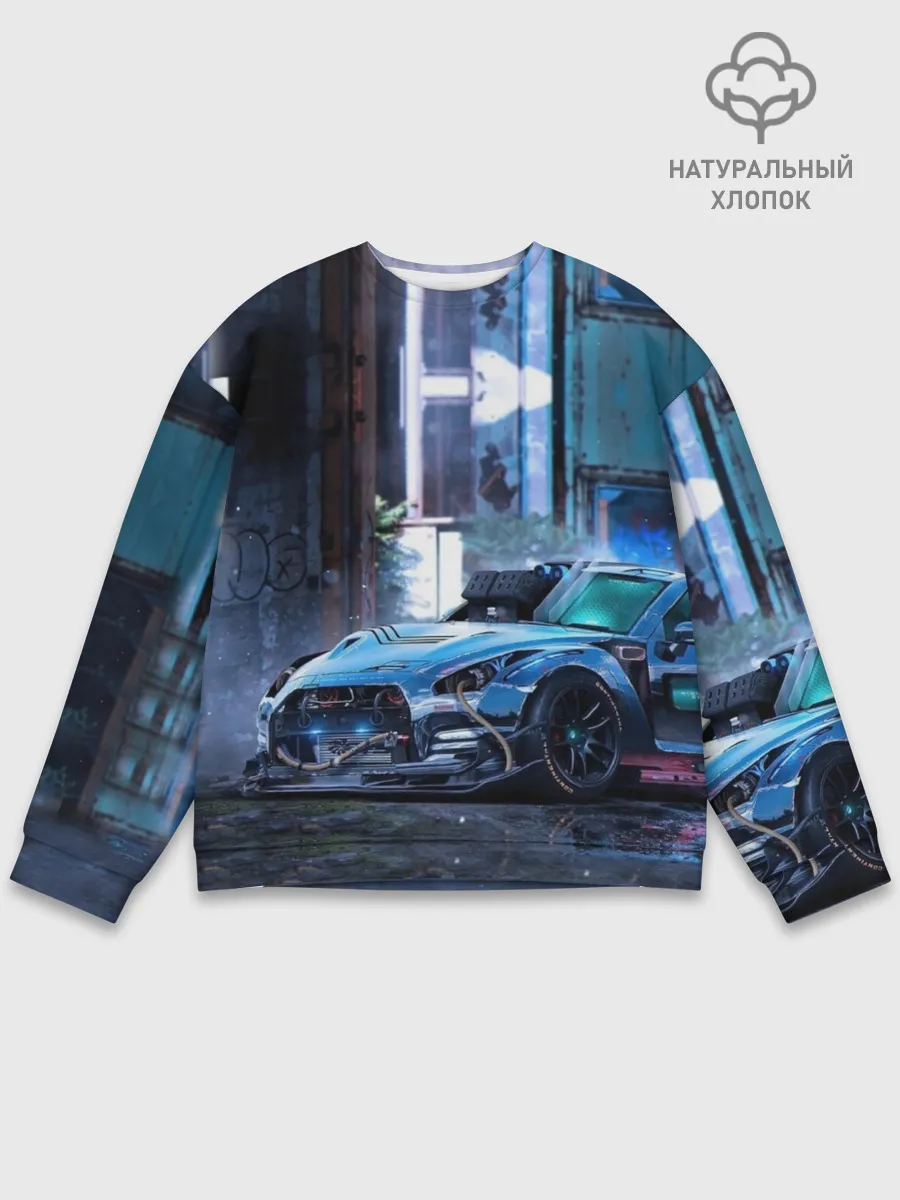 Мужской свитшот базовый / Nissan GTR R35