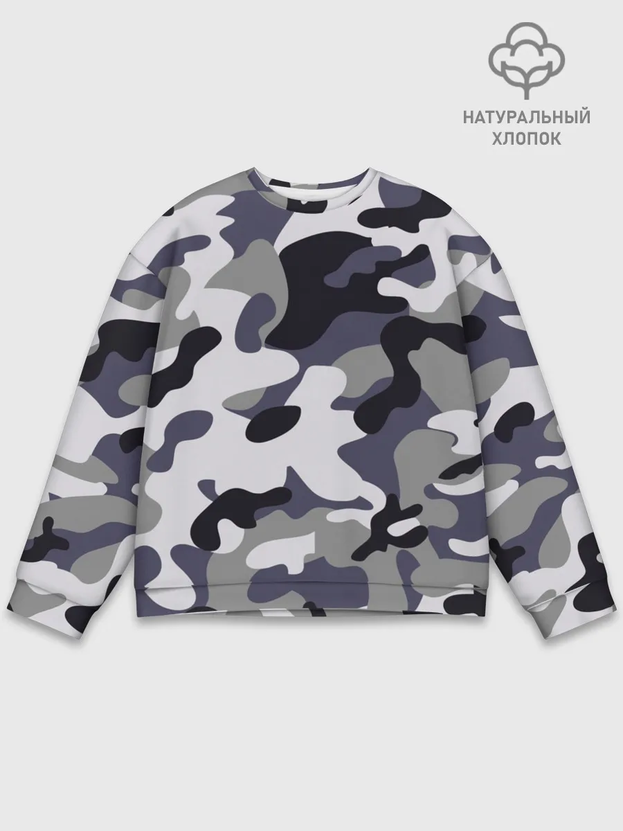 Мужской свитшот базовый / Городской камуфляж