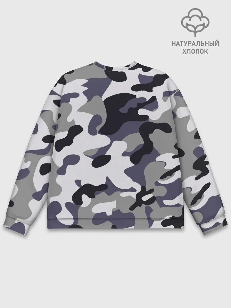 Мужской свитшот базовый / Городской камуфляж